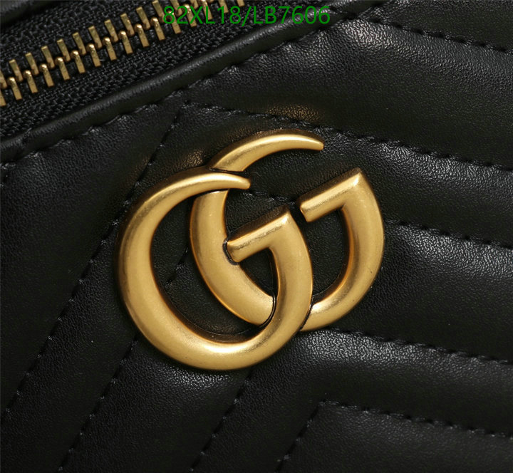 Gucci Bag-(4A)-Marmont,Code: LB7606,$: 82USD