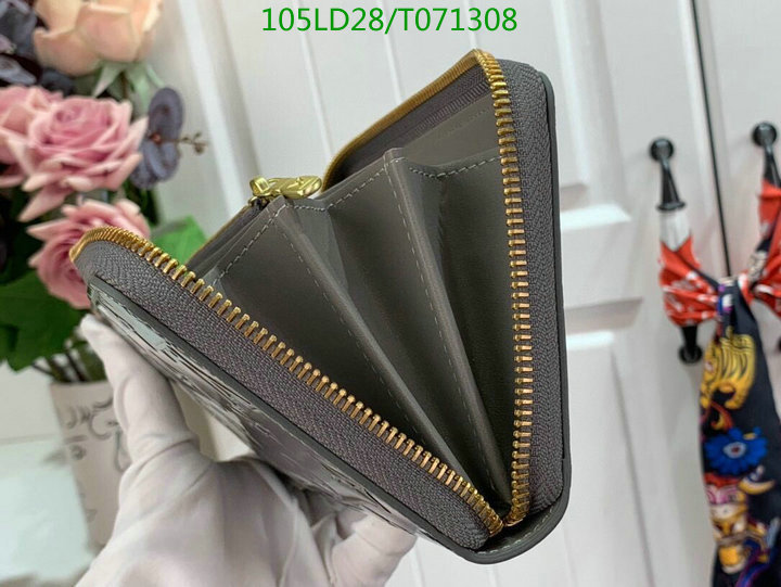 LV Bags-(Mirror)-Wallet-,Code: T071308,$: 105USD