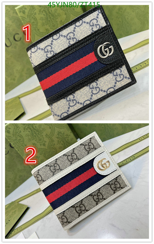 Gucci Bag-(4A)-Wallet-,Code: ZT415,$: 45USD