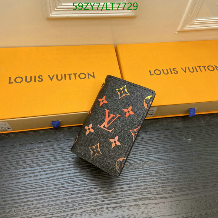 LV Bags-(4A)-Wallet-,Code: LT7729,$: 59USD