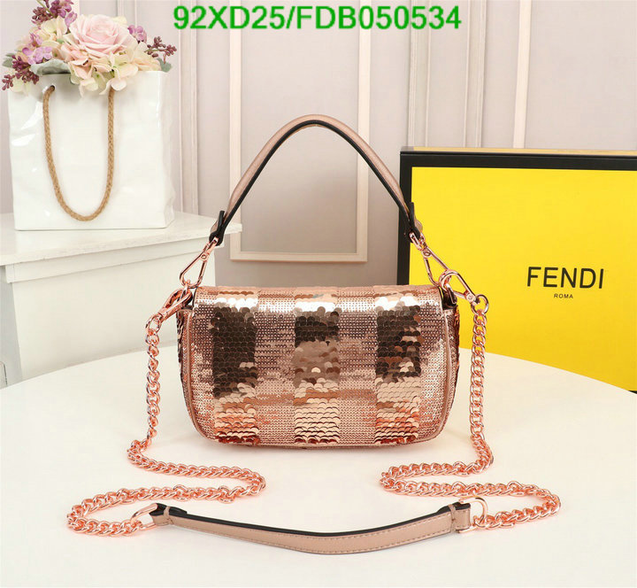 Fendi Bag-(4A)-Baguette-,Code: FDB050534,$: 92USD