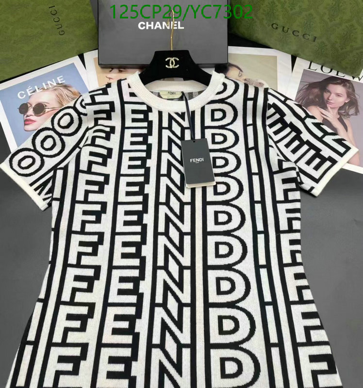 Clothing-Fendi, Code: YC7302,$: 125USD