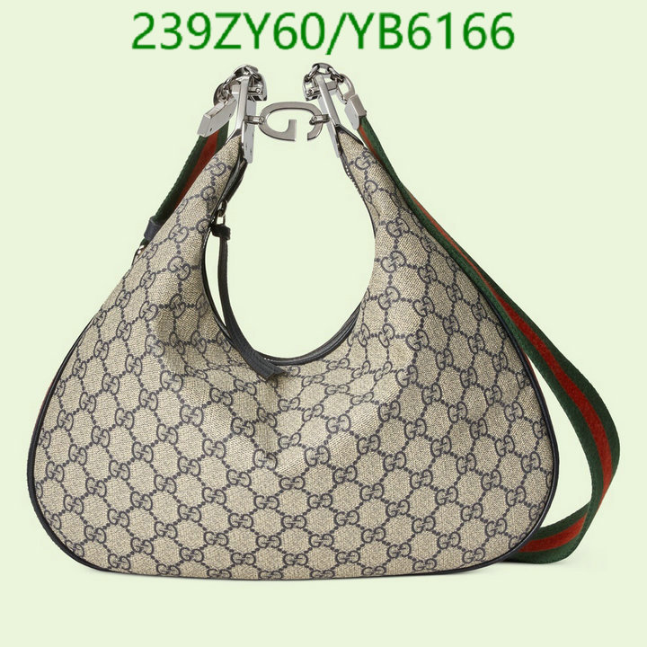 Gucci Bag-(Mirror)-Diagonal-,Code: YB6166,$: 239USD