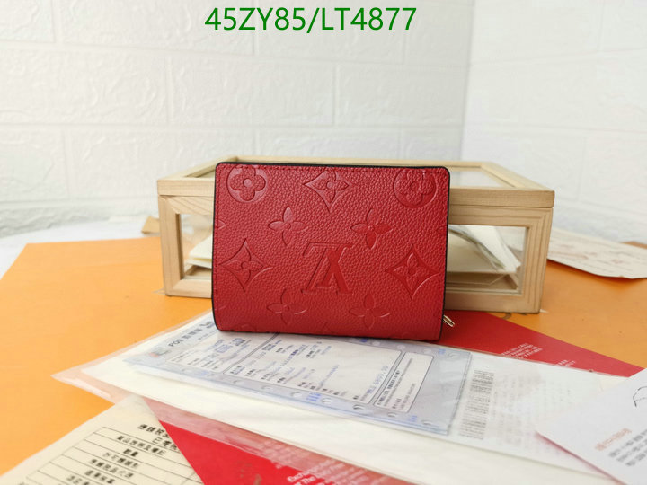 LV Bags-(4A)-Wallet-,Code: LT4877,$: 45USD