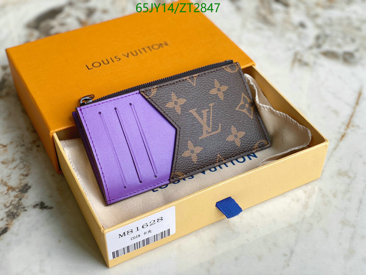 LV Bags-(Mirror)-Wallet-,Code: ZT2847,$: 65USD