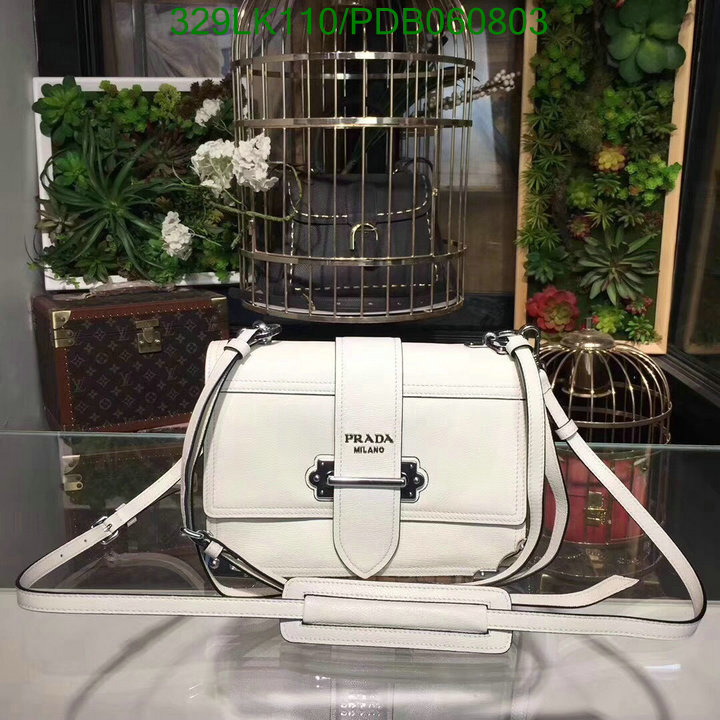 Prada Bag-(Mirror)-Diagonal-,Code: PDB060803,$: 329USD