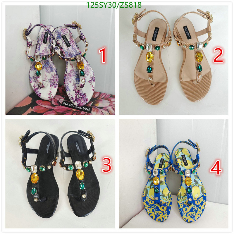 Women Shoes-D&G, Code: ZS818,$: 125USD
