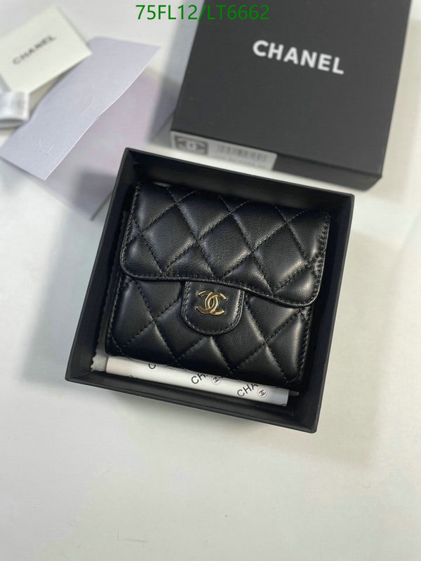 Chanel Bags ( 4A )-Wallet-,Code: LT6662,$: 75USD