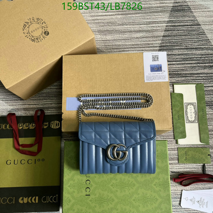 Gucci Bag-(Mirror)-Marmont,Code: LB7826,$: 159USD