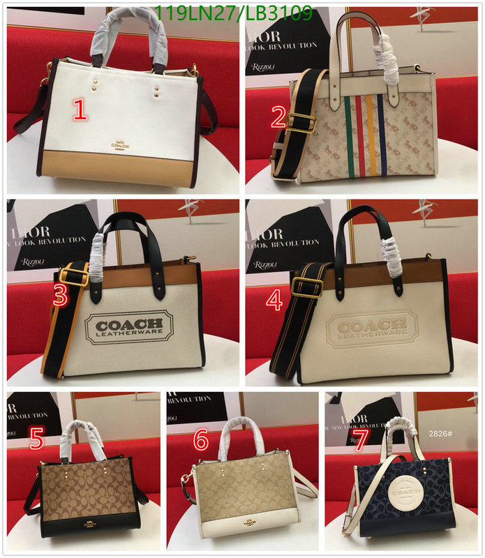 Coach Bag-(4A)-Tote-,Code: LB3109,$: 119USD