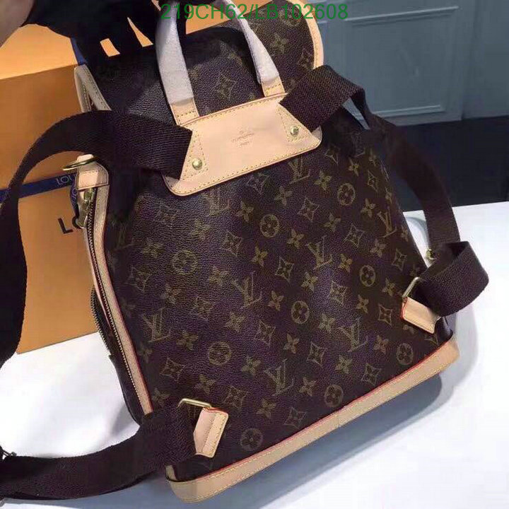 LV Bags-(Mirror)-Backpack-,Code: LB102608,$:219USD