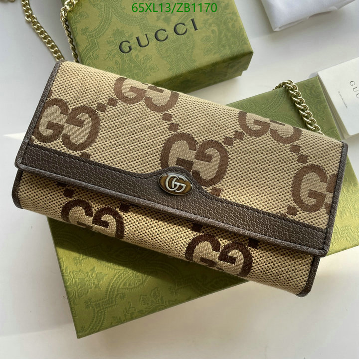 Gucci Bag-(4A)-Diagonal-,Code: ZB1170,$: 65USD