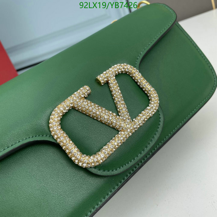 Valentino Bag-(4A)-LOC-V Logo ,Code: YB7426,$: 92USD