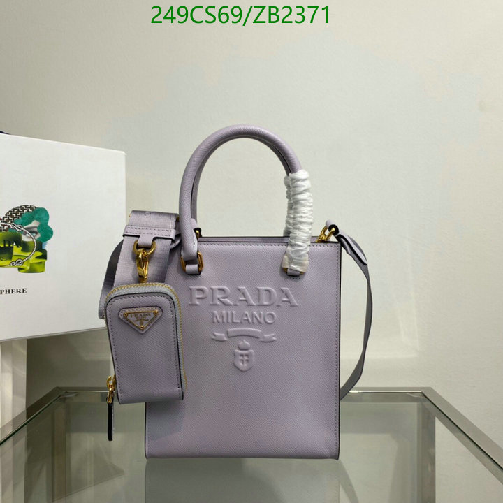 Prada Bag-(Mirror)-Diagonal-,Code: ZB2371,$: 249USD