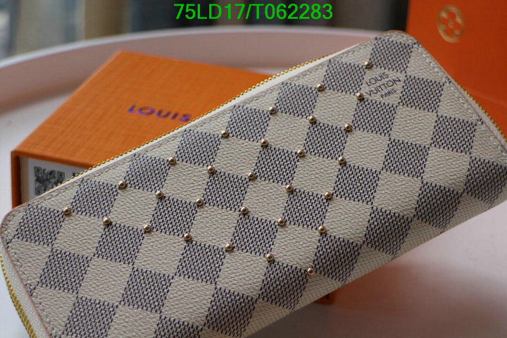 LV Bags-(Mirror)-Wallet-,Code: T062283,$: 75USD