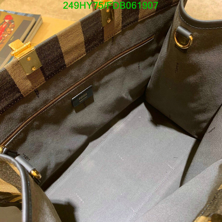 Fendi Bag-(Mirror)-Handbag-,Code: FDB061907,$: 249USD