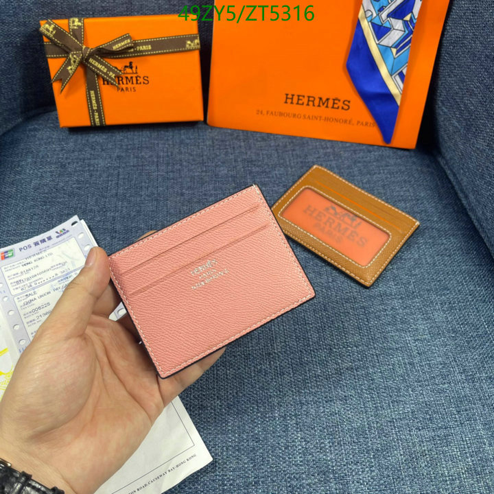 Hermes Bag-(4A)-Wallet-,Code: ZT5316,$: 49USD