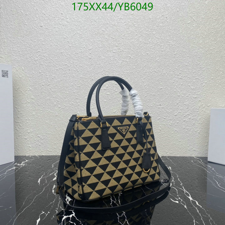 Prada Bag-(Mirror)-Handbag-,Code: YB6049,$: 175USD
