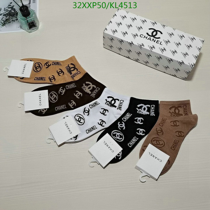 Sock-Chanel,Code: KL4513,$: 32USD