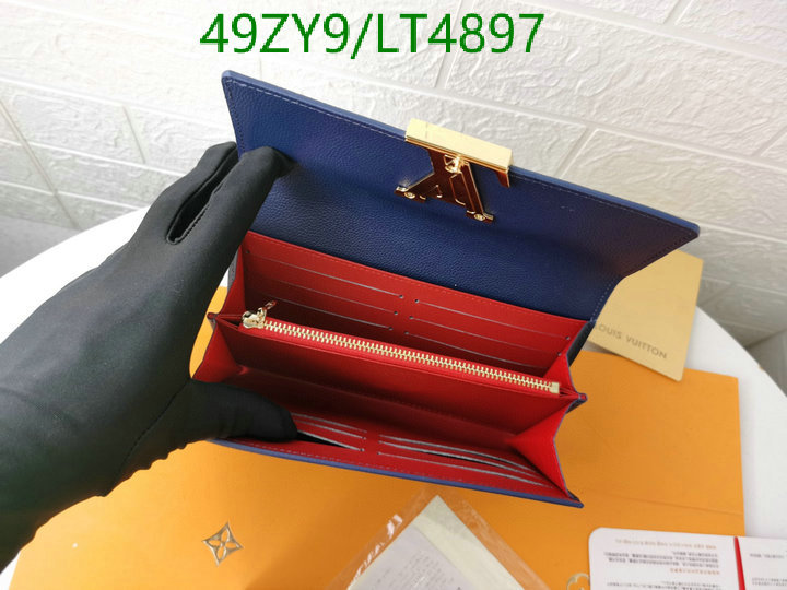 LV Bags-(4A)-Wallet-,Code: LT4897,$: 49USD