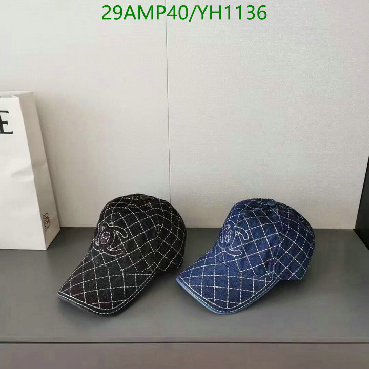 Cap -(Hat)-Chanel,Code: YH1136,$: 29USD