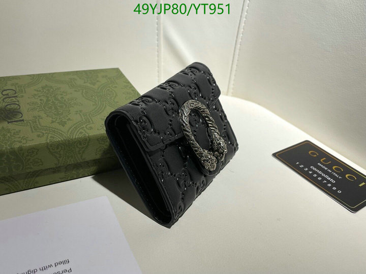 Gucci Bag-(4A)-Wallet-,Code: YT951,$: 49USD