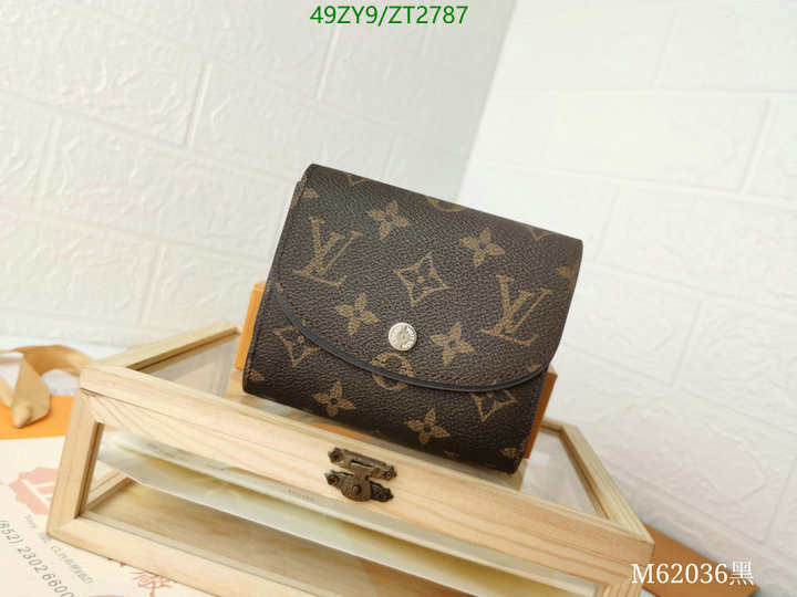 LV Bags-(4A)-Wallet-,Code: ZT2787,$: 49USD