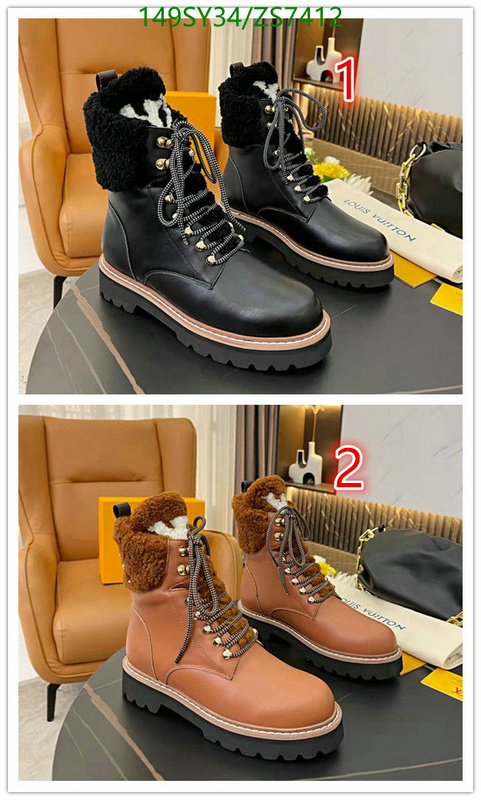 Women Shoes-LV, Code: ZS7412,$: 149USD