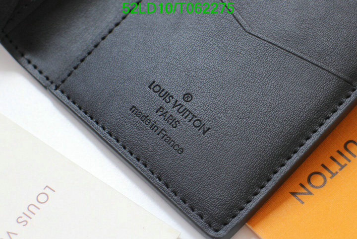 LV Bags-(Mirror)-Wallet-,Code: T062275,$: 52USD