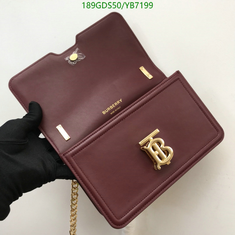 Burberry Bag-(Mirror)-Diagonal-,Code: YB7199,$: 189USD