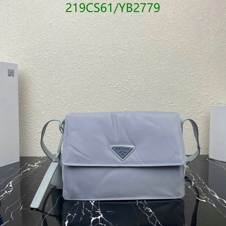 Prada Bag-(Mirror)-Diagonal-,Code: YB2779,$: 219USD