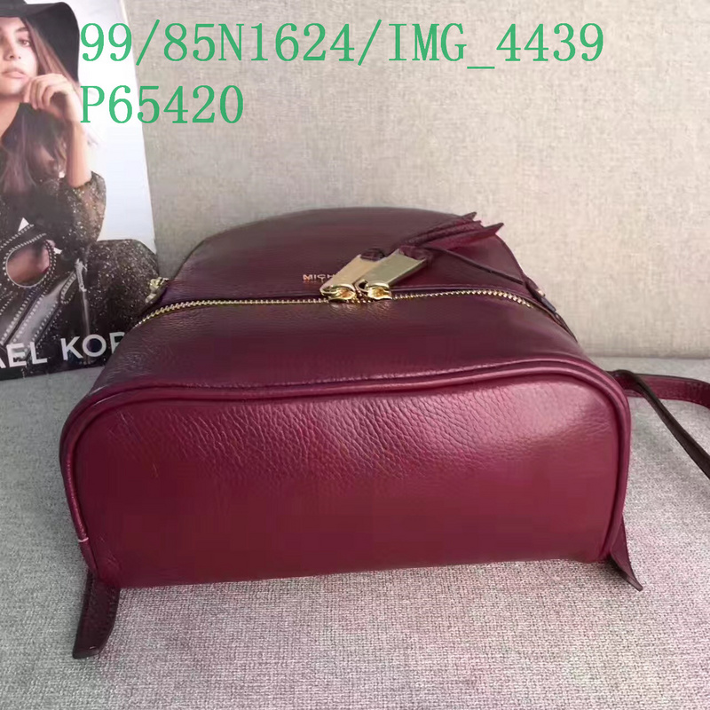 Michael Kors Bag-(Mirror)-Backpack-,Code: MSB122205,$: 155USD