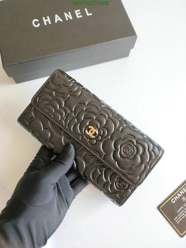Chanel Bags ( 4A )-Wallet-,Code: ZT1606,$: 49USD
