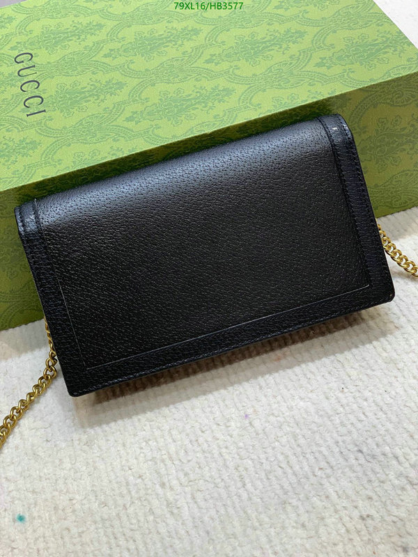 Gucci Bag-(4A)-Diagonal-,Code: HB3577,$: 79USD