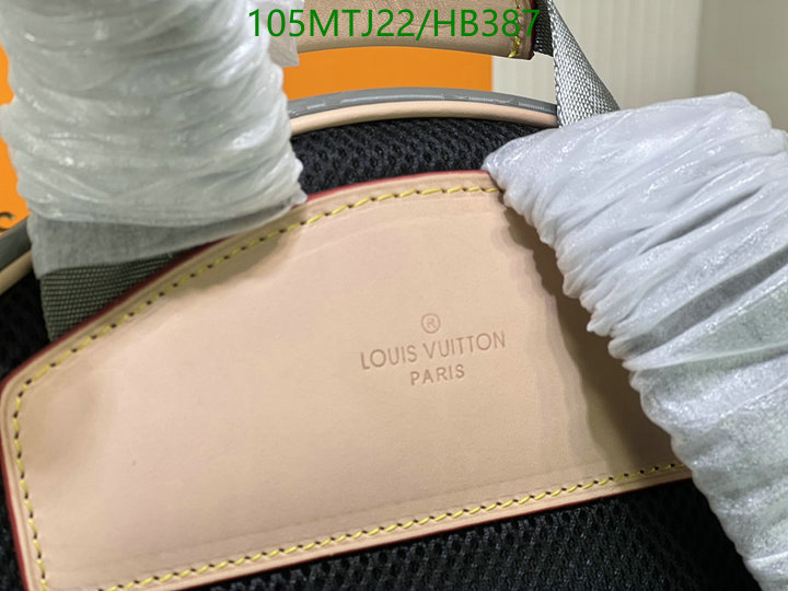 LV Bags-(4A)-Backpack-,Code: HB387,$: 105USD