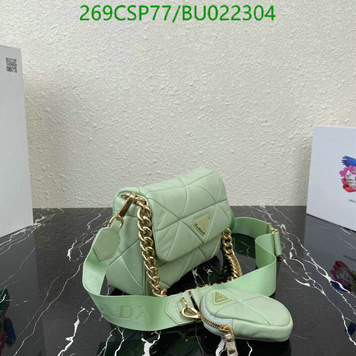 Prada Bag-(Mirror)-Diagonal-,Code: BU022304,$: 269USD