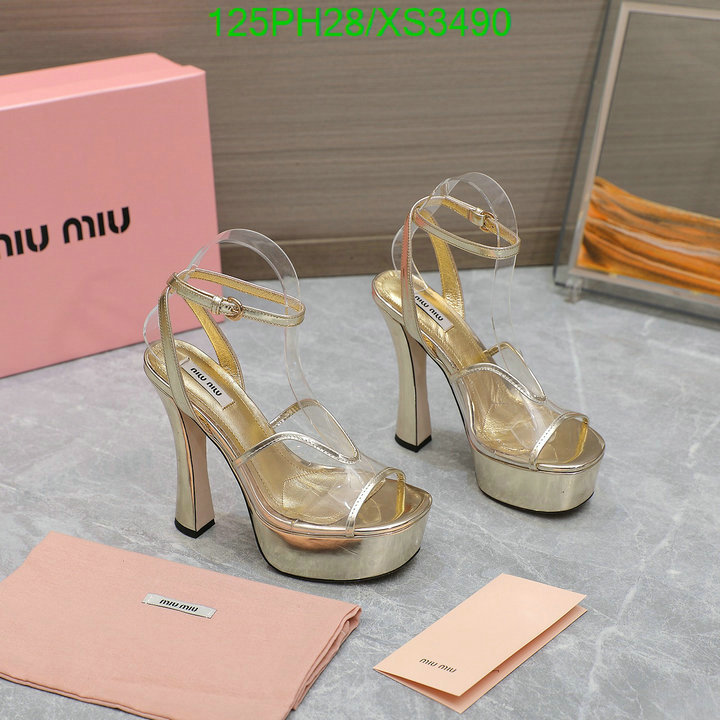 Women Shoes-Miu Miu, Code: XS3490,$: 125USD