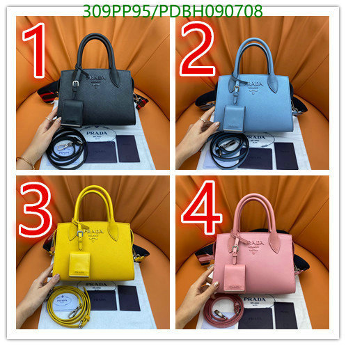 Prada Bag-(Mirror)-Handbag-,Code:PDBH090708,$:309USD