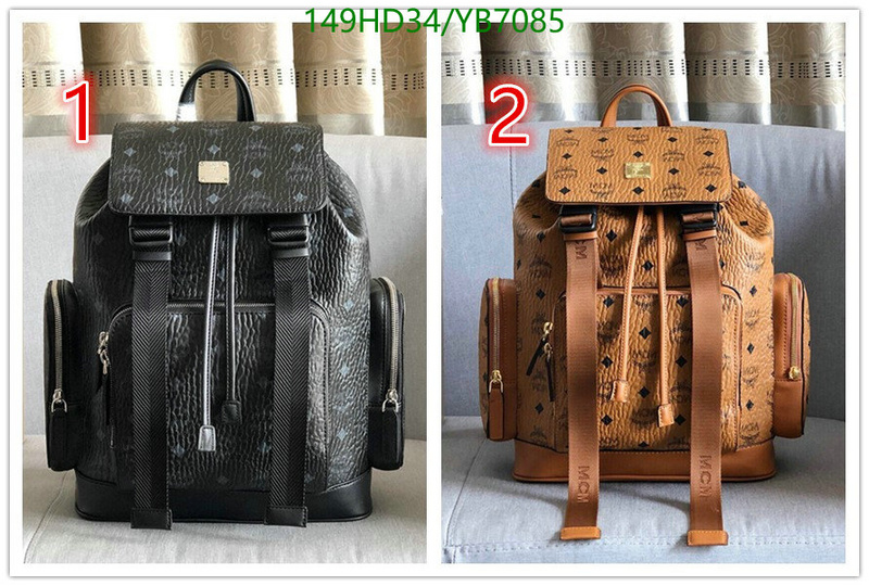 MCM Bag-(Mirror)-Backpack-,Code: YB7085,$: 149USD