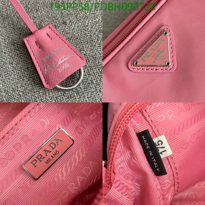 Prada Bag-(Mirror)-Diagonal-,Code:PDBH090728,$:195USD