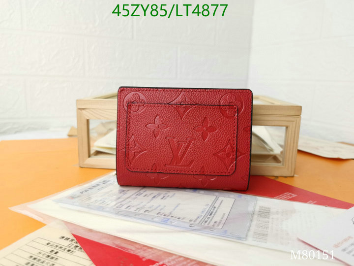 LV Bags-(4A)-Wallet-,Code: LT4877,$: 45USD