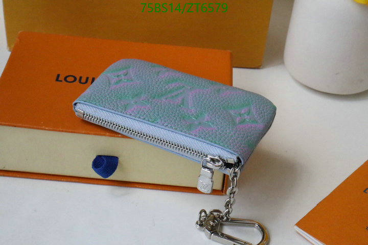 LV Bags-(Mirror)-Wallet-,Code: ZT6579,$: 75USD