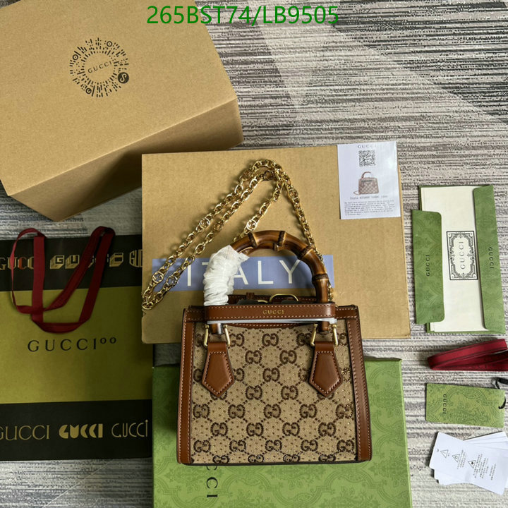 Gucci Bag-(Mirror)-Diana-Bamboo-,Code: LB9505,$: 265USD