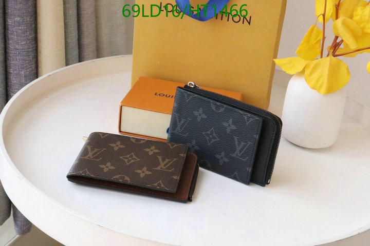 LV Bags-(Mirror)-Wallet-,Code: HT1466,$: 69USD