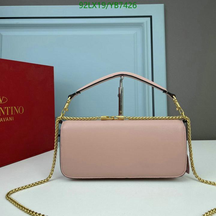 Valentino Bag-(4A)-LOC-V Logo ,Code: YB7426,$: 92USD