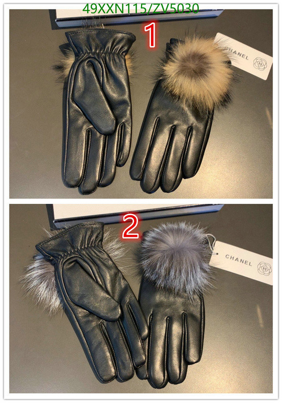 Gloves-Chanel, Code: ZV5030,$: 49USD