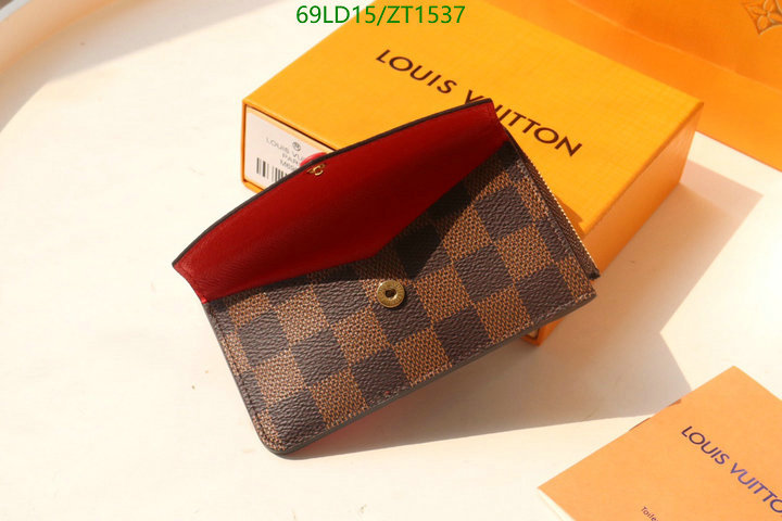 LV Bags-(Mirror)-Wallet-,Code: ZT1537,$: 69USD