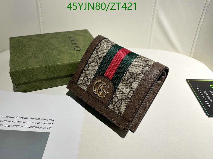 Gucci Bag-(4A)-Wallet-,Code: ZT421,$: 45USD