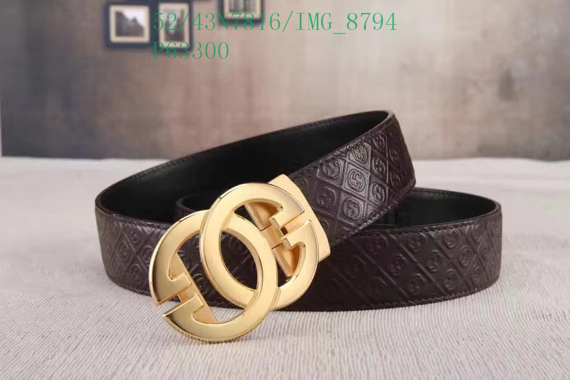 Belts-Gucci, Code： GGP122652,$: 52USD