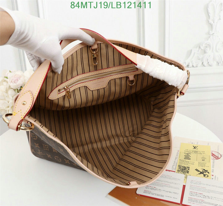 LV Bags-(4A)-Handbag Collection-,Code: LB121411,$: 84USD